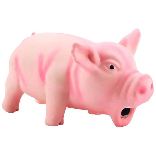 Soft and Safe Latex Pig Squeak Toy for Puppies and Adult Dogs