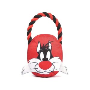 Soft and Safe Looney Tunes Dog Toy with Rope Head for Small or Large Breed Dogs