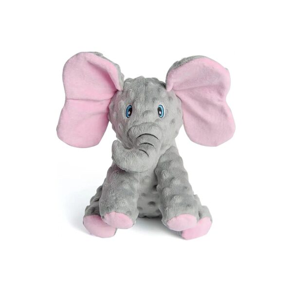 Soft and Safe Plush Squeaky Elephant Dog Toy for Small Medium Large Breeds