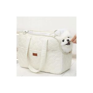 Soft and Safe Puppy Cat Carrier Handbag with Multiple Pockets Traveling Pets