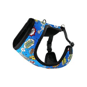 Soft and Secure Toy Breed Dog Harness with Comic Sounds