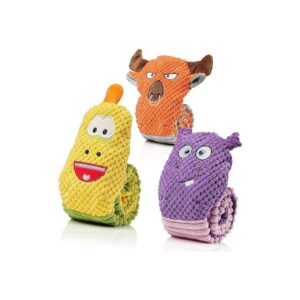 Soft and Silent Dog Toy for Teenage and Adult Dogs 3-Pack