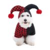 Soft and Snug Polyester Fiber Halloween Dog Costume Medium Size with Adjustable Neckline