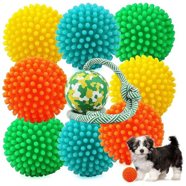 Soft and Squeaky Dog Balls for Small Dogs Water Play and Teething