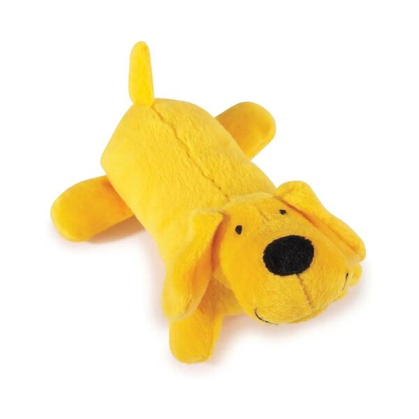 Soft and Squishy Neon Lil Yelper Dog Toys in Yellow