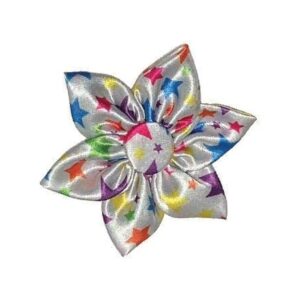 Soft and Stylish Velcro Pinwheel Collar Accessory for Dogs and Cats