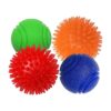 Soft and Super-Fun Puppy Toys, 4-Piece Set of Rubber Dog Balls for Interactive Play