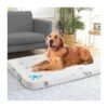 Soft and Supportive Foam Dog Bed with Waterproof Cover for Large to Extra Large Breeds