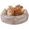 Soft and Supportive Hexagon Small Pet Bed for Small Dogs and Cats, Washable and Durable