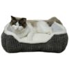 Soft and Supportive Pet Bed for Indoor Cats and Small to Medium Size Dogs