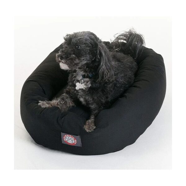 Soft and Supportive Round Dog Bed for Small Breed Dogs with Short Haired Pets