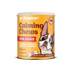 Soft and Tasty Calming Chews for Dogs with Separation Anxiety Relief and Hyperactivity