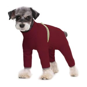 Soft and Warm Fleece Dog Coat with Four Legs for Pet Shows and Parties