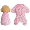 Soft and Warm Fleece Pajamas for Small to Medium-Sized Dogs and Cats