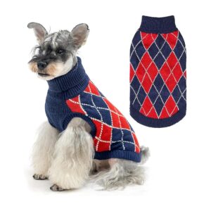 Soft and Warm Knit Pullover Sweater for Small and Medium Breed Dogs