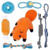 Soft and Washable Puppy Teething Toys for Small Breed Dogs