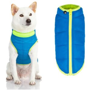 Soft to the Touch Water Resistant Dog Jacket for Small Medium Pets Warm Comfort