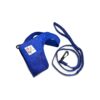 Solid Blue Metal Free Travel Harness and Leash for Air Travel