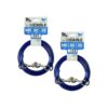 Solid Blue Tie Out Cable for Small to Medium Dogs 60lbs in 25ft Length