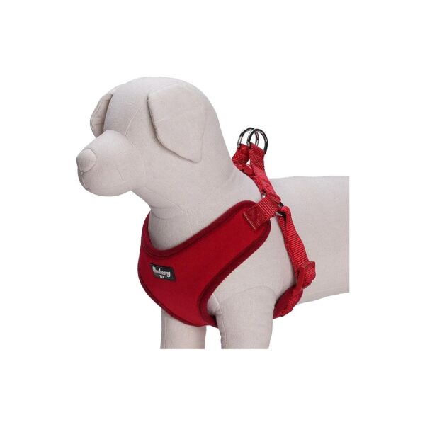 Solid Color Rouge Red Dog Harness Vest for Small to Medium Size Dogs