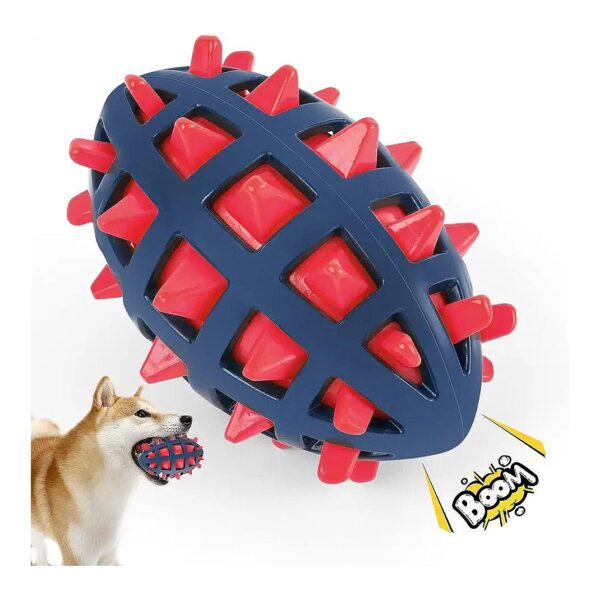 Solitary and Safe Dog Toy Ball with Squeaker for Chewing and Play