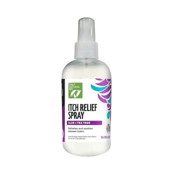 Soothe Itchy Skin Relief for Dogs with Aloe and Tea Tree Oil Spray