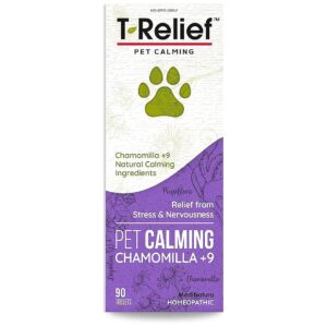 Soothing Herbal Comfort Pet Relief Tablets for Nervousness and Stress in Dogs and Cats