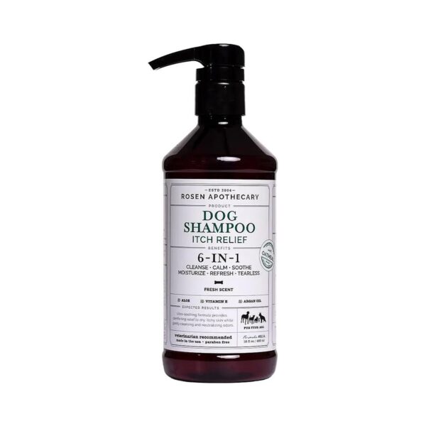 Soothing Itch Relief Shampoo for Dogs with Gentle Skin and Coat Nourishment