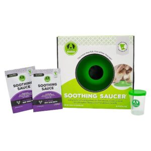 Soothing Saucer for Healthy Stress Reduction in Dogs