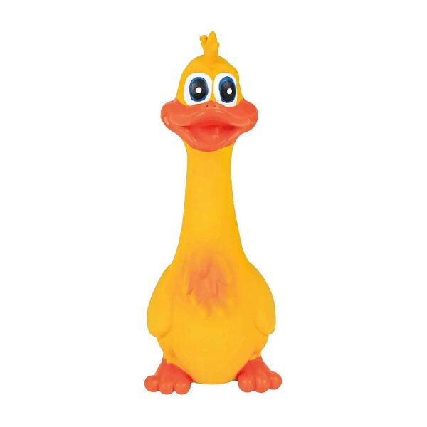 Sound Latex Dog Duck Toy for Small Dogs and Puppies with a Durable Latex Body