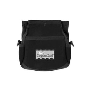 Space-Saving Design Deluxe Dog Training Bag with Belt Clip Black