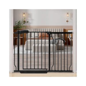 Spacious 30 Tall Extra Wide Baby Pet Gate for Large Dogs Cats Large Pets