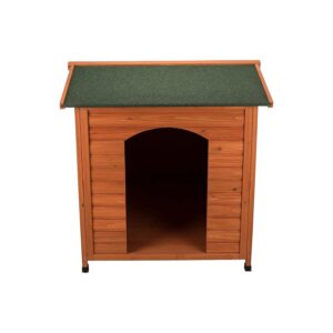 Spacious Outdoor Dog House with Weatherproof Finish and Elevated Floor Design