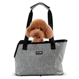 Spacious Small Dog and Cat Carrier Bag with Main Compartment for Outdoor Travel