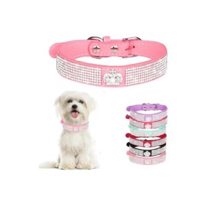 Sparkly Bling Rhinestone Collar for Small Female Dogs Small Medium Large Dogs Cats