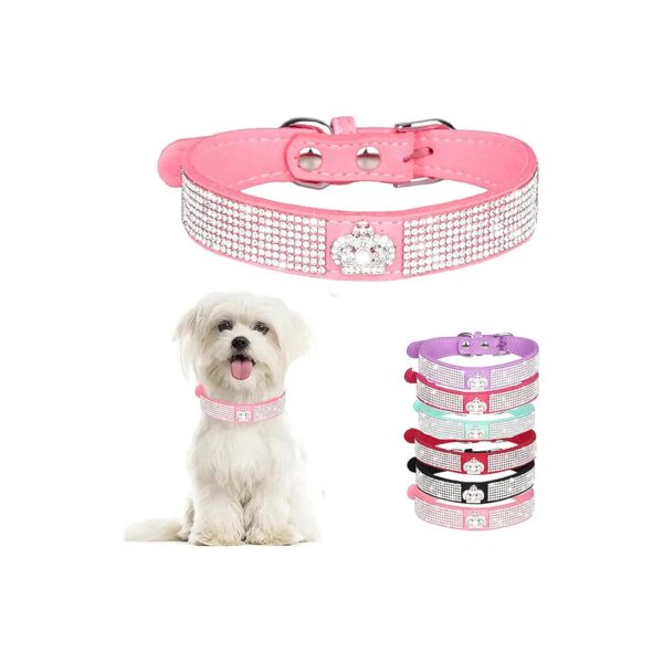 Sparkly Bling Rhinestone Collar for Small Female Dogs Small Medium Large Dogs Cats