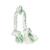 Spearmint Flavor Dental Rope Dog Toy for Large Dogs with 3 Knot Grip