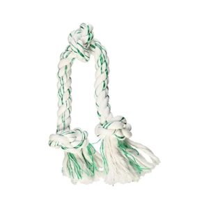 Spearmint Flavor Dental Rope Dog Toy for Large Dogs with 3 Knot Grip