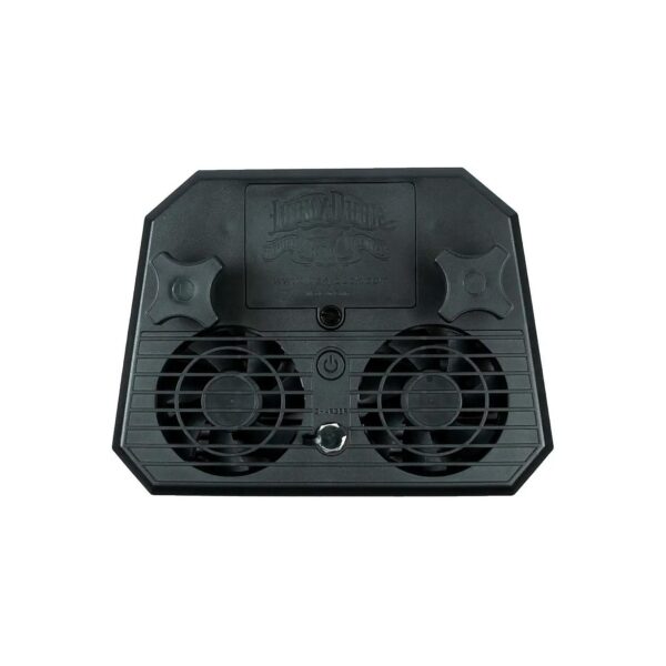 Speed Kennel Fan with Water Resistant Housing for Door Attachment