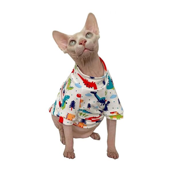 Sphynx Cat T-Shirts for Pet Parents and Hairless Cats