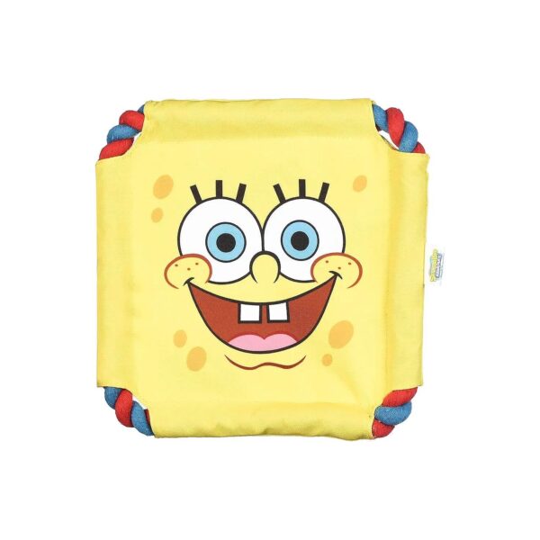 SpongeBob SquarePants Yellow Fabric Plush Dog Toy for All Breeds