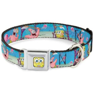 SpongeBob and Patrick Starfish Jellyfishing Adventures Dog Collar