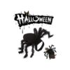 Spooky Spider Dog Costume for Halloween Parties with Breathable Felt Cloth