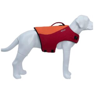 Sporty Dog Life Jacket with Excellent Buoyancy and Rescue Handle