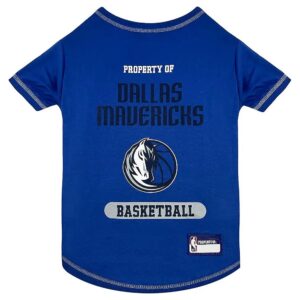 Sporty Pet Outfit with Official Dallas Mavericks Team Logo for Dogs and Cats