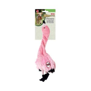 Squeak-filled Soft Flamingo Plush Dog Toy for Small and Large Breeds Interactive Toy