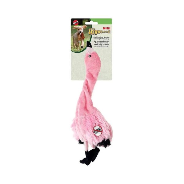 Squeak-filled Soft Flamingo Plush Dog Toy for Small and Large Breeds Interactive Toy