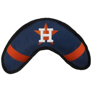 Squeaky Boomerang Dog Toy with MLB Licensed Embroidery and Machine Washable