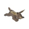 Squeaky Cotton Canvas Wild Rabbit Dog Toy with Robust Nylon Reinforcement