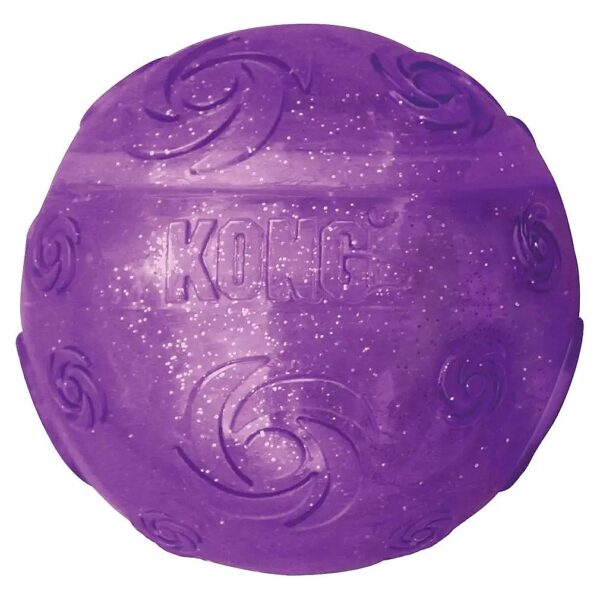 Squeaky Crackle Ball for Active Playtime Fun Medium Size Colors May Vary